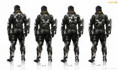 Shadow Marshall Back concept art from the video game Killzone Shadow Fall by Andrejs Skuja