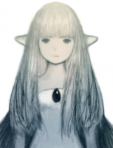 Airy concept art from the video game Bravely Default