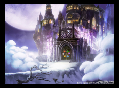 Gate concept art from the video game Bravely Default