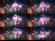 Neon Trail Enemy Cocoon concept art from the video game inFAMOUS Second Son by Levi Hopkins