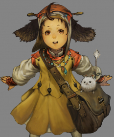 Race Migumii concept art from the video game Stranger of Sword City