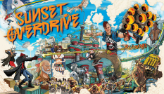 Key Artwork concept art from the video game Sunset Overdrive