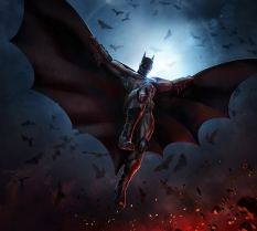 Batman - Marketing Asset concept art from the video game Infinite Crisis
