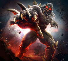 Doomsday - Marketing Asset concept art from the video game Infinite Crisis