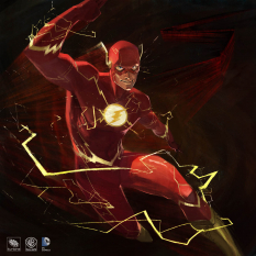 Flash concept art from the video game Infinite Crisis by Phong Nguyen