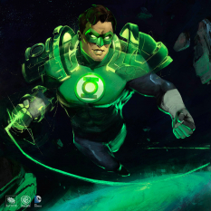Green Lantern concept art from the video game Infinite Crisis by Phong Nguyen