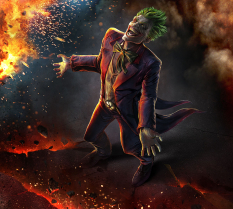 Joker - Marketing Asset concept art from the video game Infinite Crisis