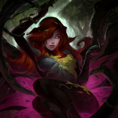 Poison Ivy concept art from the video game Infinite Crisis