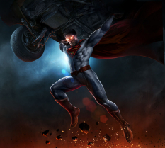 Superman - Marketing Asset concept art from the video game Infinite Crisis