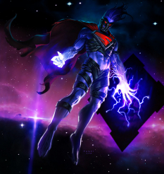 Nightmare Superman concept art from the video game Infinite Crisis by Phroilan Gardner