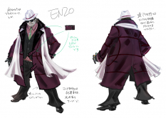 Enzo concept art from the video game Bayonette 2