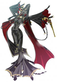 Unknown Witch concept art from the video game Bayonette 2