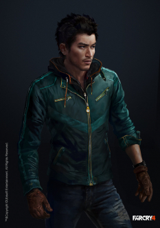 Ajay Ghale concept art from the video game Far Cry 4 by Aadi Salman