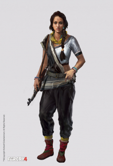 Amita concept art from the video game Far Cry 4 by Aadi Salman