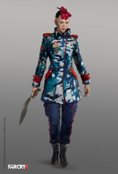 Yuma Lau Alternate Costume concept art from the video game Far Cry 4 by Aadi Salman