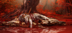 Injured Tiger concept art from the video game Far Cry 4