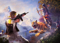 Multiplayer concept art from the video game Far Cry 4