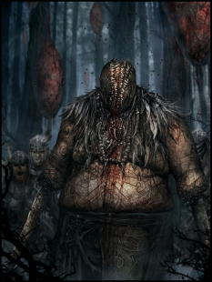 Berserker concept art from the video game Hellblade by Mark Molnar