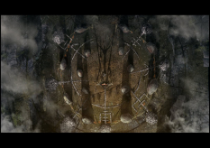 Rune Circle concept art from the video game Hellblade