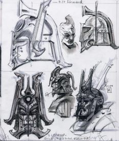 Random Sketches concept art from The Elder Scrolls V: Skyrim by Adam Adamowicz
