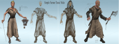 Farmer Clothes concept art from The Elder Scrolls V: Skyrim by Adam Adamowicz