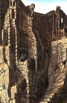 Nord Ruins Details concept art from The Elder Scrolls V: Skyrim by Adam Adamowicz