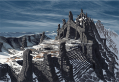 Rotation Of Nord Ruins concept art from The Elder Scrolls V: Skyrim by Adam Adamowicz