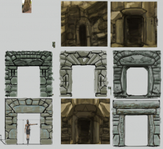 Door Types concept art from The Elder Scrolls V: Skyrim by Adam Adamowicz