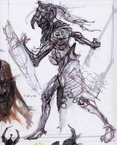 Draugr Concepts concept art from The Elder Scrolls V: Skyrim by Adam Adamowicz