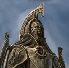 Centurion Head concept art from The Elder Scrolls V: Skyrim by Adam Adamowicz