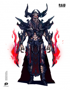 Concept art of Demon from the video game Raid: Shadow Legends by Tetyana Dudar$ArtStation^https://www.artstation.com/maileentyan