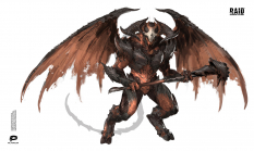Concept art of Demon from the video game Raid: Shadow Legends