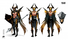 Concept art of Demons from the video game Raid: Shadow Legends by Tetyana Dudar