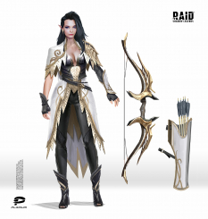 Concept art of Elhain from the video game Raid: Shadow Legends by Alexander Dudar$ArtStation^https://www.artstation.com/alexd9