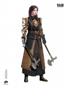 Concept art of Hospitaller from the video game Raid: Shadow Legends by Petro Semeshchuk$ArtStation^https://www.artstation.com/wanderer117
