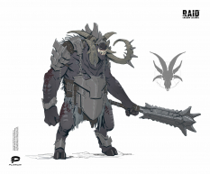 Concept art of Skinwalker from the video game Raid: Shadow Legends by Alexander Dudar$ArtStation^https://www.artstation.com/alexd9