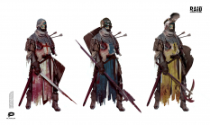 Concept art of Undead Knights Concept Art from the video game Raid: Shadow Legends by Valentin Demchenko$ArtStation^https://www.artstation.com/valium