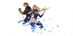 Concept art of Lux And Ezreal from the video game Legends Of Runeterra by Sixmorevodka and Monika Palosz and William Gist