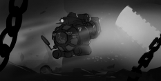 Concept art of Submersible Sketch from the video game Legends Of Runeterra by Sixmorevodka and Hugo Lam
