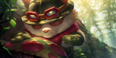 Concept art of Teemo from the video game Legends Of Runeterra by Sixmorevodka and Hoegni Jarleivur Mohr and Alessandro Poli
