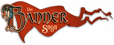 Logo concept art from the video game The Banner Saga