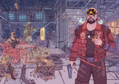 Concept art of Maelstrom from the video game Cyberpunk 2077