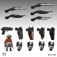 Concept art of Greez Dritus from the video game Star Wars Jedi Fallen Order by Prog Wang