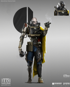 Concept art of Sorc Tormo Exploration from the video game Star Wars Jedi Fallen Order by Theo Stylianides