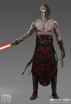 Concept art of Taron Malicos from the video game Star Wars Jedi Fallen Order by Jordan Lamarre Wan