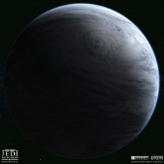 Concept art of Planets from the video game Star Wars Jedi Fallen Order by George Rushing