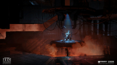 Concept art of Torture Room from the video game Star Wars Jedi Fallen Order by Jean Francois Rey