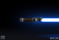 Concept art of Cere’s Lightsaber from the video game Star Wars Jedi Fallen Order by Jordan Lamarre Wan