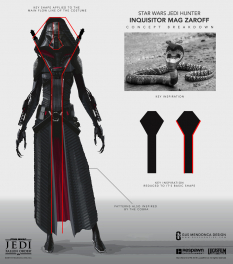 Concept art of Magzaroff Breakdown from the video game Star Wars Jedi Fallen Order by Gustavo Henrique Mendonça