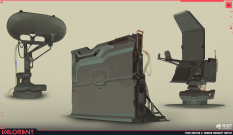 Concept art of Props from the video game Valorant by Theo Aretos